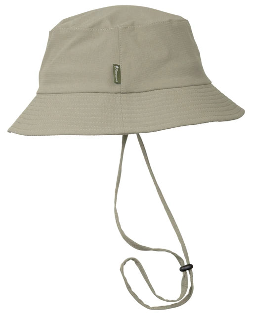 Ljusbeige stretch-InsectSafe hatt med sidoflik och spänne
