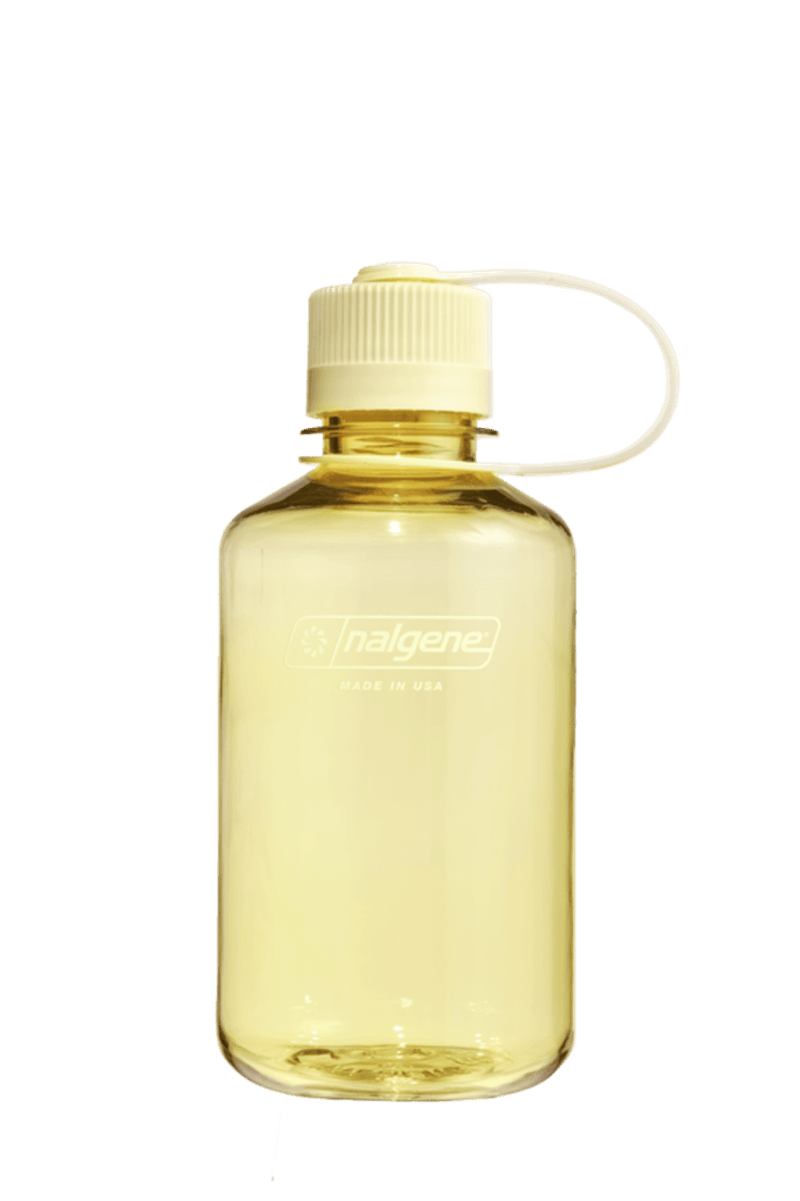 Ljusgul translucent Nalgene Sustain vattenflaska 0,5L narrow mouth