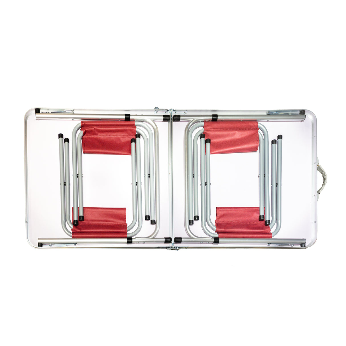 Campingbord med 4 pallar