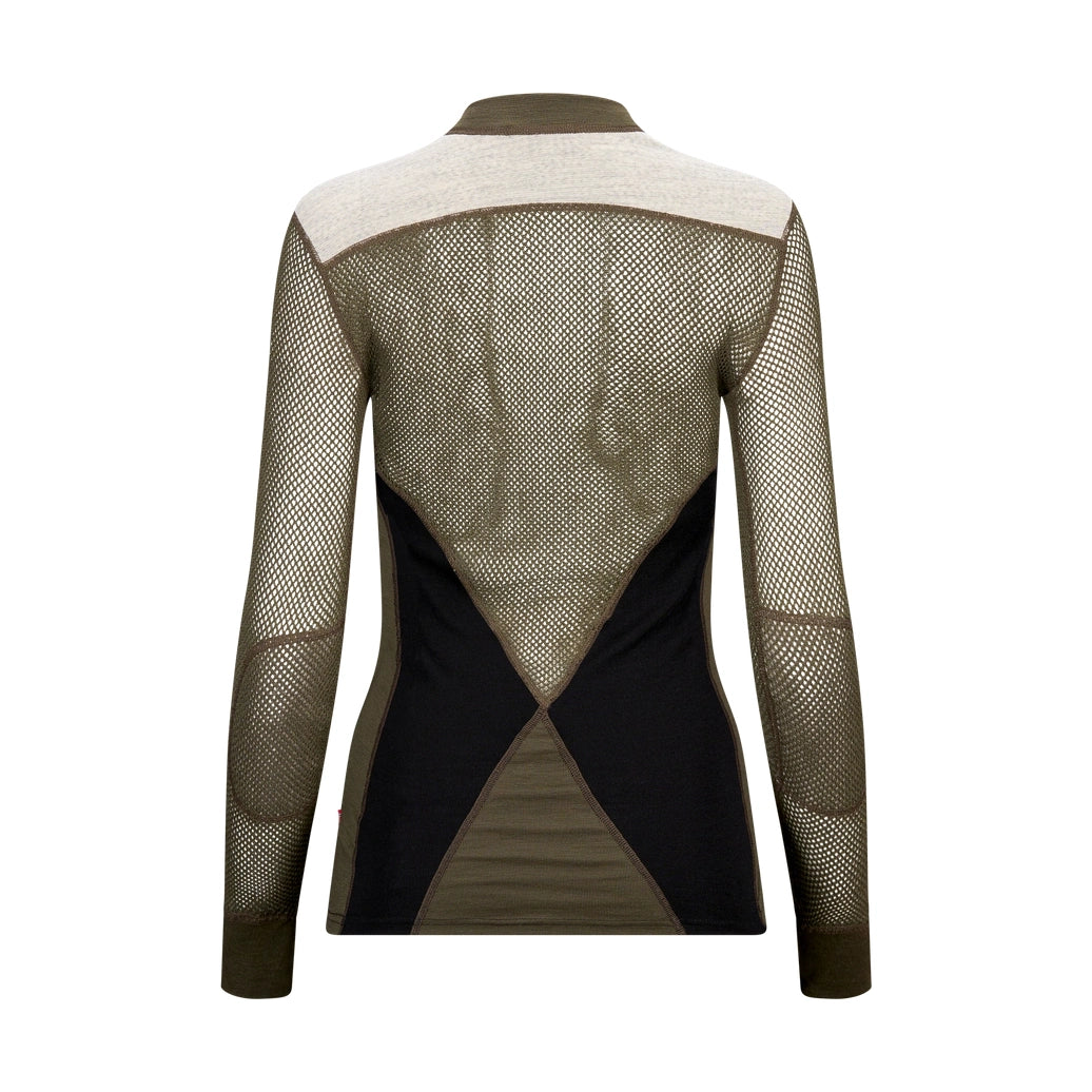 WoolNet Hybrid Crewneck Dam