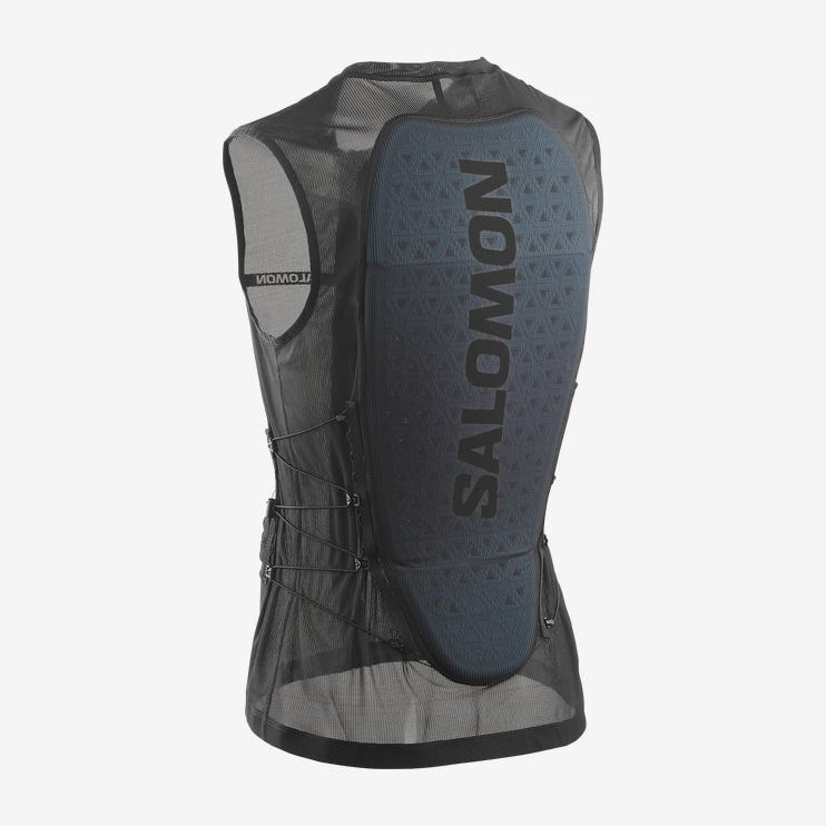Salomon Flexcell Pro ryggskydd svart med ventilering och skyddspad