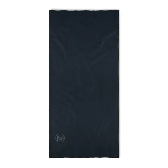 Mörkblå Buff Original Ecostretch tubhalsduk utlagd platt