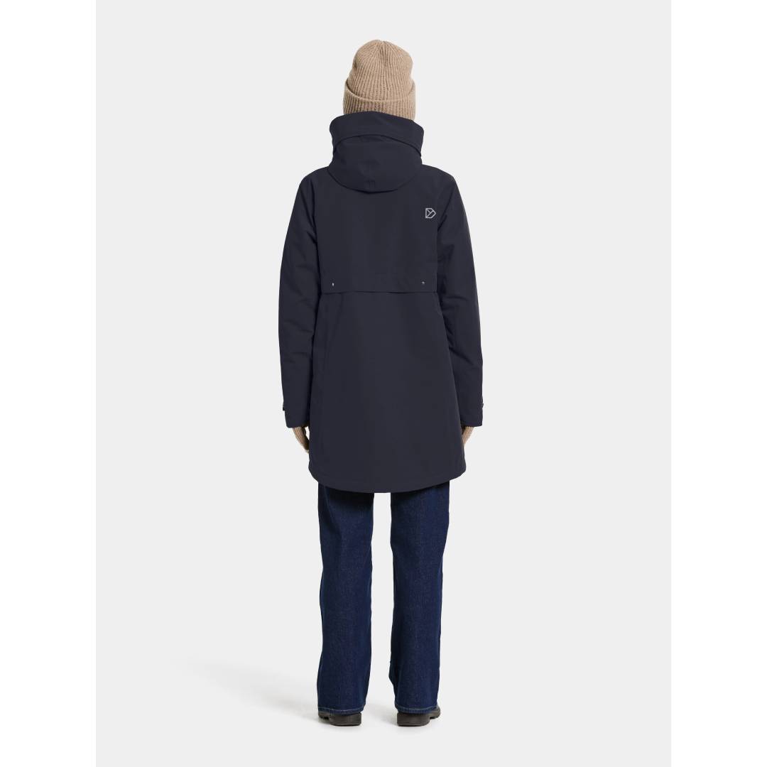 Helle Parka W Dark Night Blue Back 2