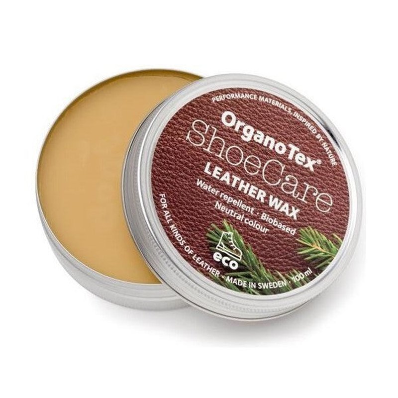 Öppen tub med neutralt lädervax från ShoeCare, 100 ml