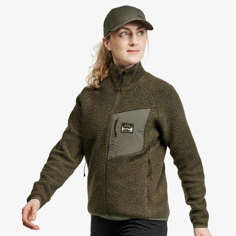 Flok Wool Pile Fleecejacka Dam