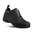 Svarta vattentäta vandringsskor i nubuck med GORE-TEX