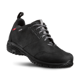Svarta vattentäta vandringsskor i nubuck med GORE-TEX