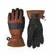 Fram- och baksida av Hestra Fält Guide brown/black läderhandskar