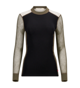 WoolNet Hybrid Crewneck Dam