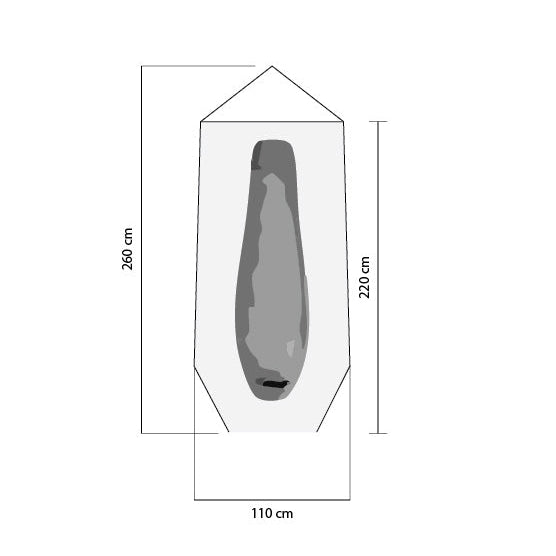 Aivak (Ripstop nylon) tält 1p