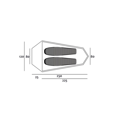 Jeke vandringstält 2p
