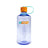 Nalgene 1L vattenflaska klarblå med orange lock och handtag