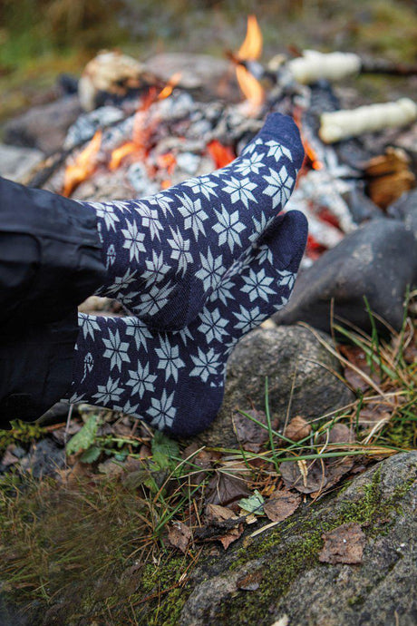 Wool Sock Snowflake
