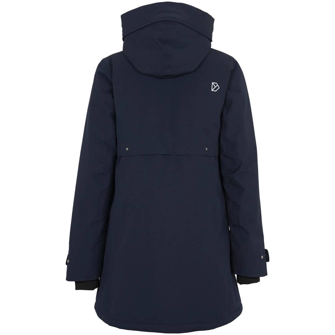 Helle Parka W Dark Night Blue Back