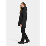 Helle Parka W Dark Black Left1