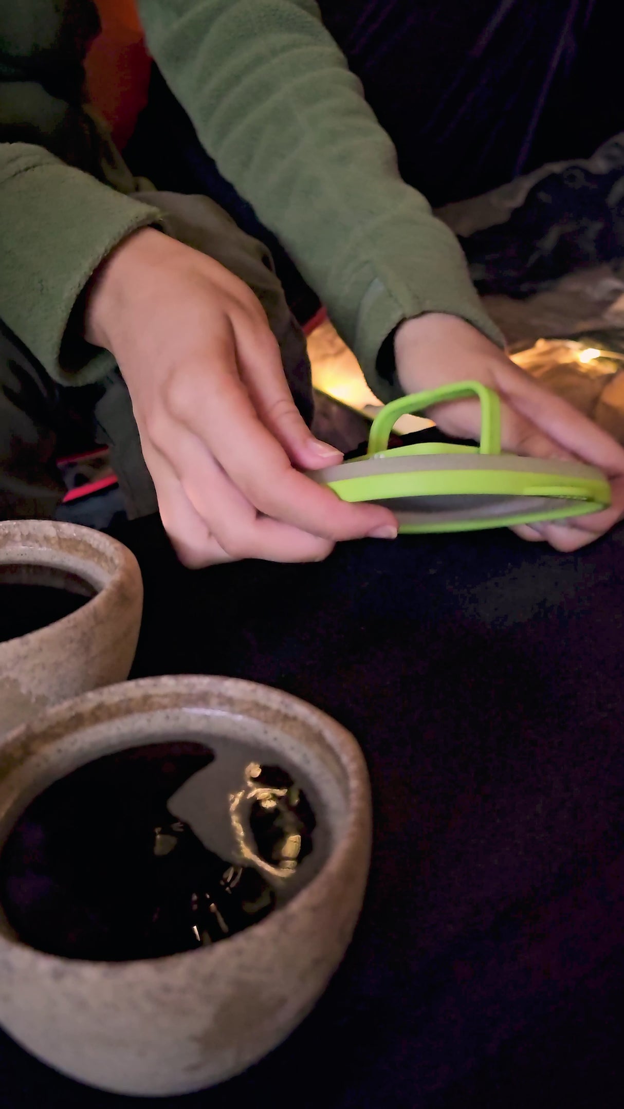 Sol LED ihopfällbar tältlampa